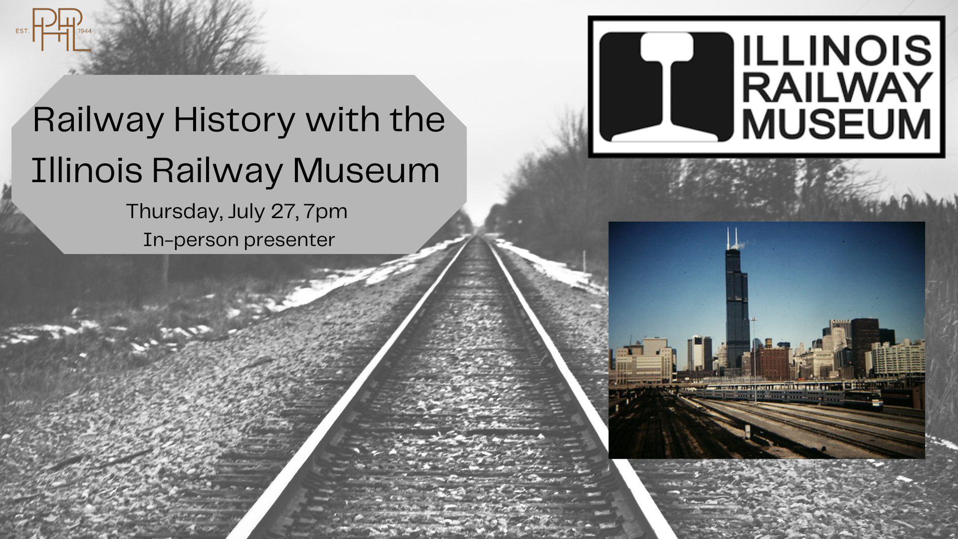 Railway History with the Illinois Railway Museum Palos Heights Public